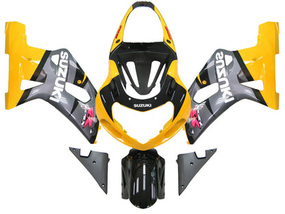 2001-2003 Fairings Suzuki GSXR 600 Silver & Yellow GSXR Generic