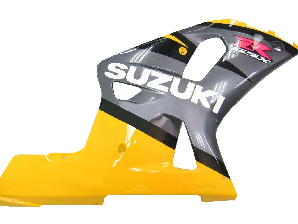 2001-2003 Fairings Suzuki GSXR 600 Silver & Yellow GSXR Generic