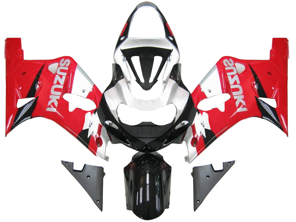 2001-2003 Fairings Suzuki GSXR 600 Red & Silver GSXR Generic