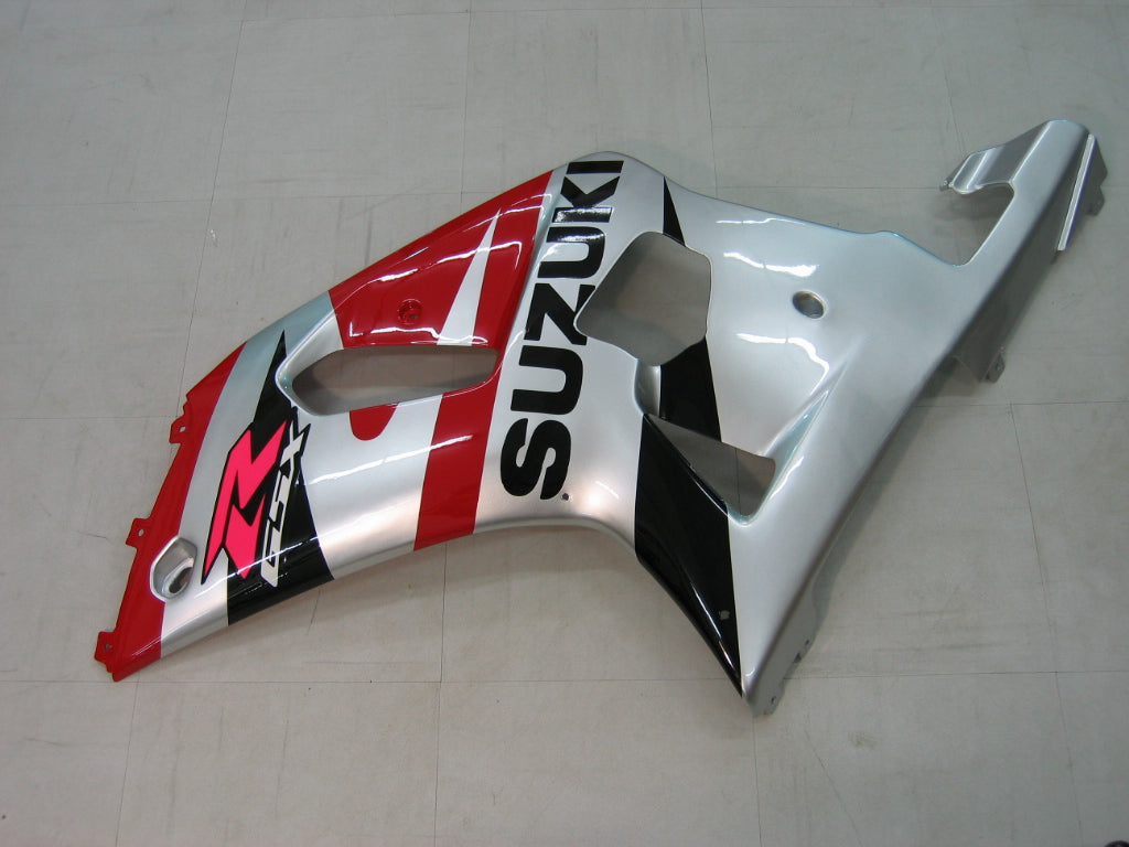 2001-2003 Fairings Suzuki GSXR 600 Silver Red Black GSXR  Generic