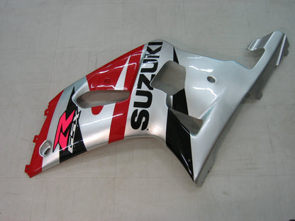 2001-2003 Fairings Suzuki GSXR 600 Silver Red Black GSXR  Generic