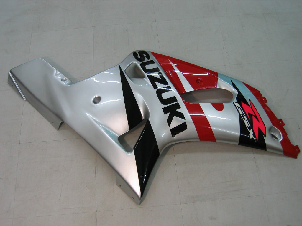 2001-2003 Fairings Suzuki GSXR 600 Silver Red Black GSXR  Generic