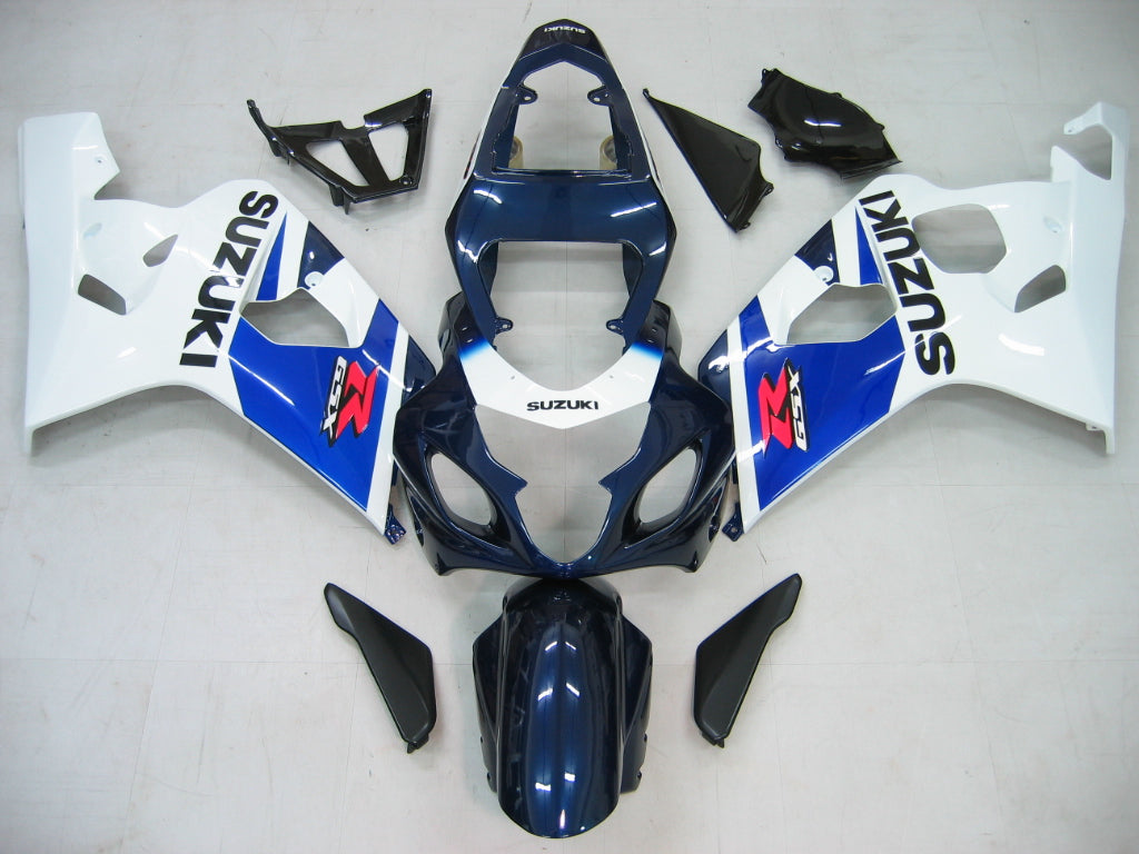 2004-2005 Fairings Suzuki GSXR 600 750 Blue & White GSXR  Generic