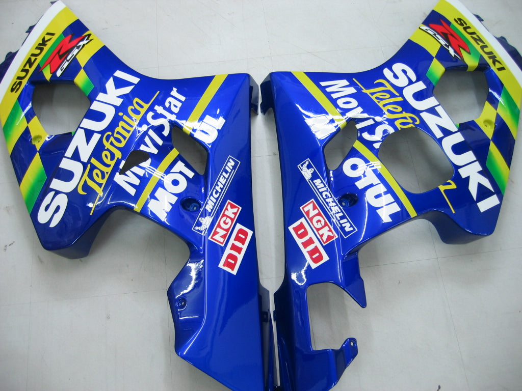 2004-2005 Fairings Suzuki GSXR 600 750 Blue Movistar GSXR  Generic