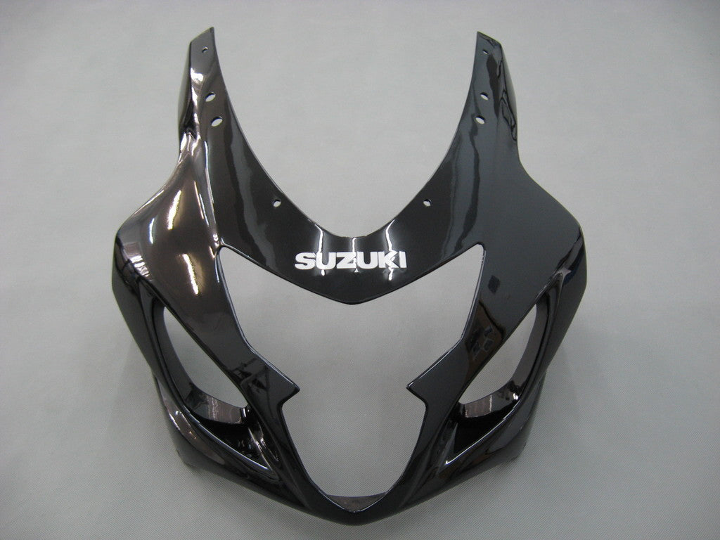 2004-2005 Fairings Suzuki GSXR 600 750 Black Silver GSXR Generic
