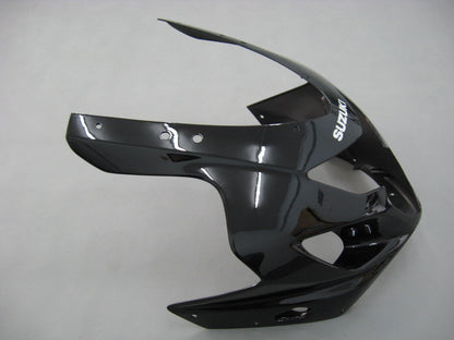 2004-2005 Fairings Suzuki GSXR 600 750 Black Silver GSXR Generic
