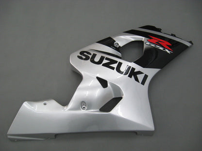 2004-2005 Fairings Suzuki GSXR 600 750 Black Silver GSXR Generic