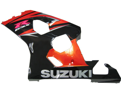 2004-2005 Fairings Suzuki GSXR 600 750 Black Orange GSXR  Generic