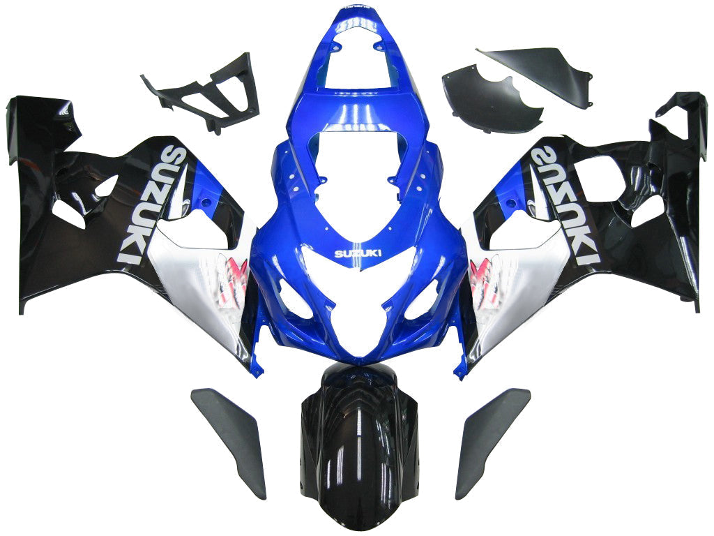 2004-2005 Fairings Suzuki GSXR 600 750 Blue Black Suzuki GSXR  Generic