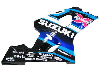 2004-2005 Fairings Suzuki GSXR 600 750 White Blue Brux GSXR  Generic