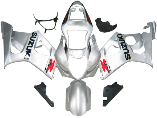 2004-2005 Fairings Suzuki GSXR 600 750 Silver GSXR Generic