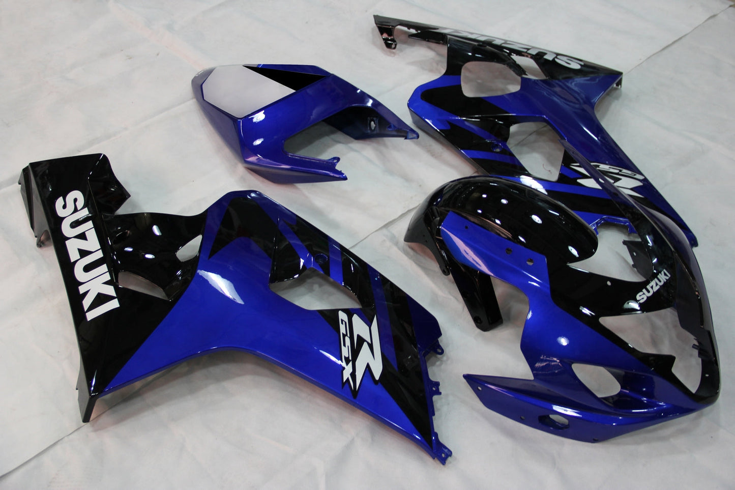 2004-2005 Fairings Suzuki GSXR 600 750 Blue Black GSXR Generic