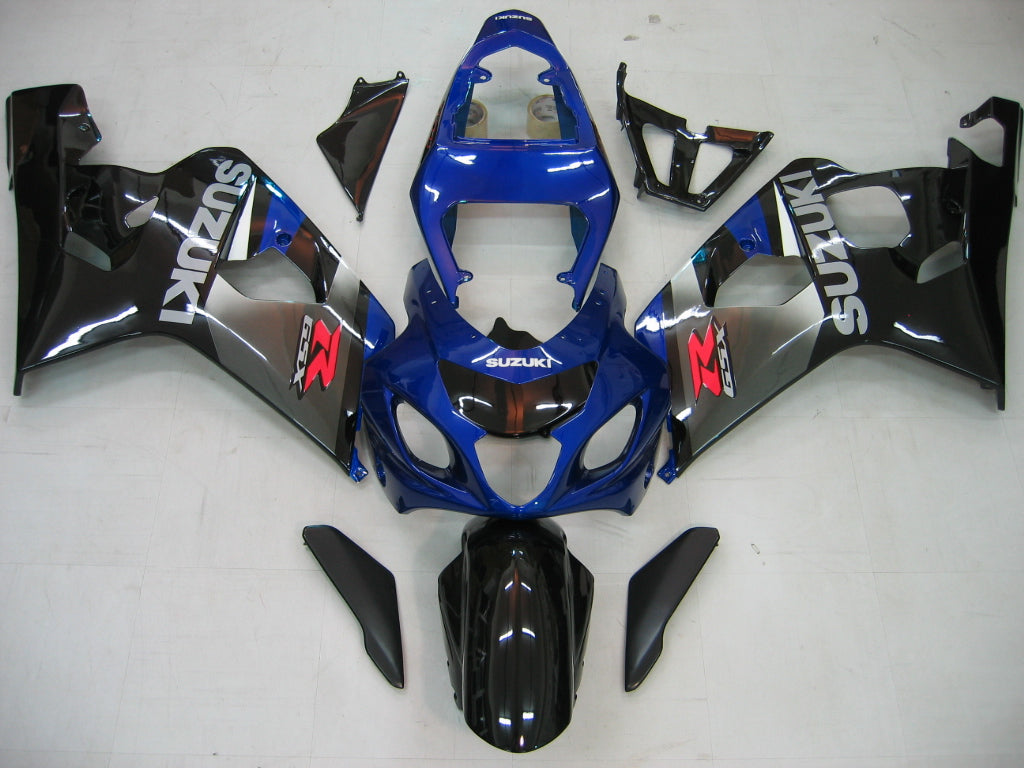 2004-2005 Fairings Suzuki GSXR 600 750 Blue Black Silver GSXR Generic