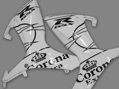 2006-2007 Fairings Suzuki GSXR 600 750 White Black Alstare Corona Generic