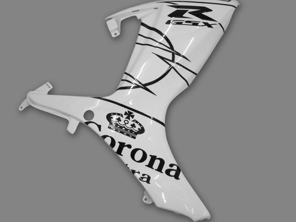2006-2007 Fairings Suzuki GSXR 600 750 White Black Alstare Corona Generic