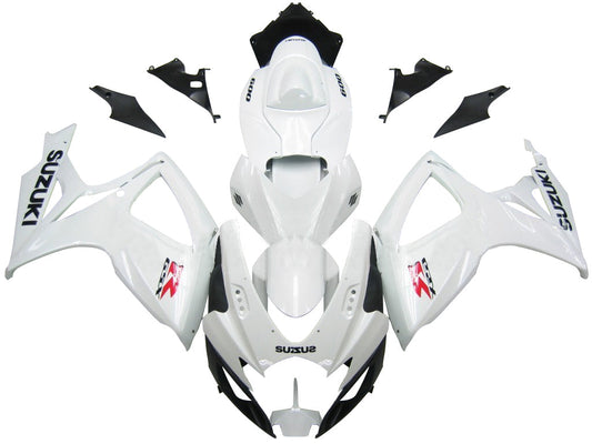 2006-2007 Fairings Suzuki GSXR 600 750 White GSXR  Generic
