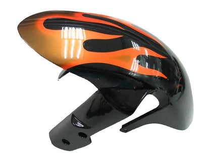2006-2007 Fairings Suzuki GSXR 600 750 Black & Orange Gold Flame Generic