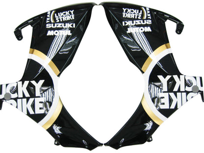 2006-2007 Fairings Suzuki GSXR 600 750 Black Gold Lucky Strike Generic