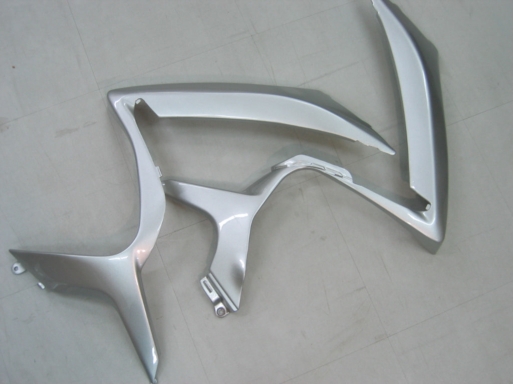 2006-2007 Fairings Suzuki GSXR 600 750 Silver & Black GSXR Generic