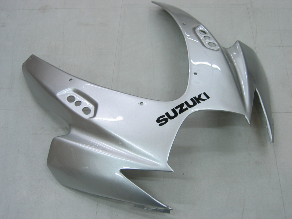 2006-2007 Fairings Suzuki GSXR 600 750 Silver & Black GSXR Generic