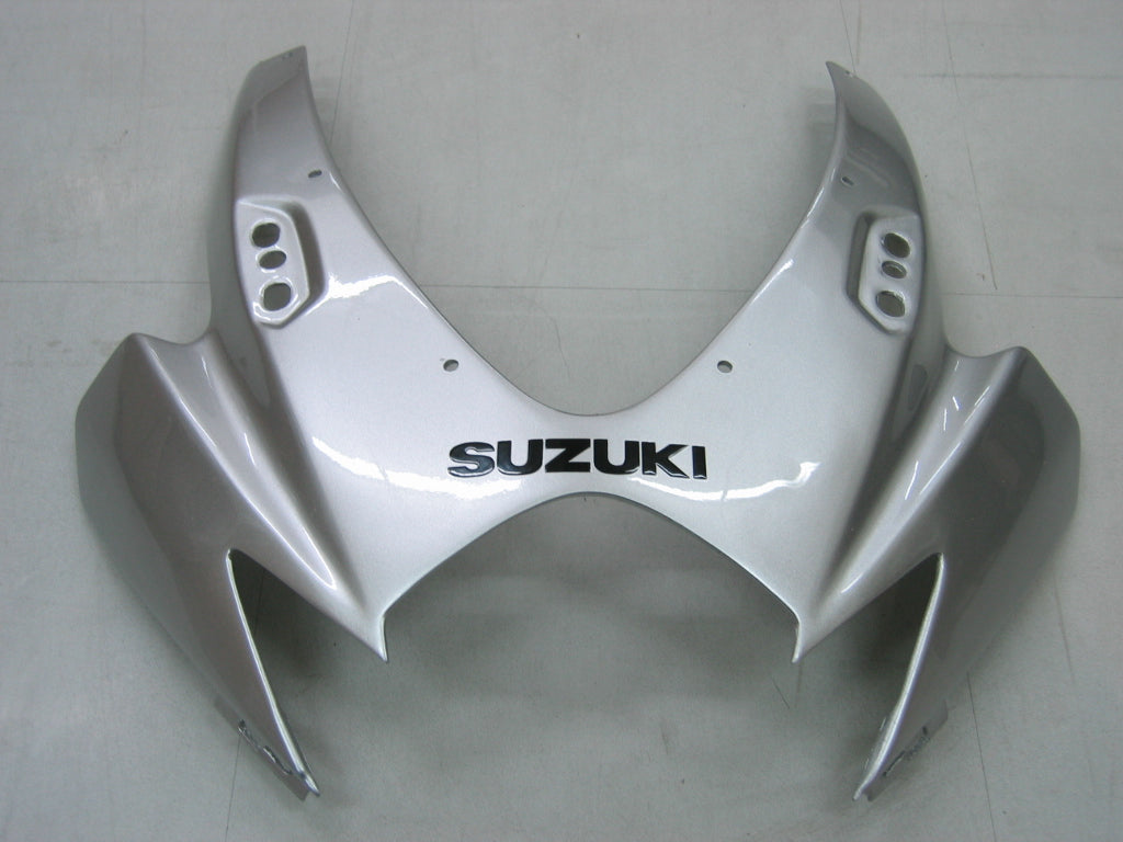 2006-2007 Fairings Suzuki GSXR 600 750 Silver & Black GSXR Generic