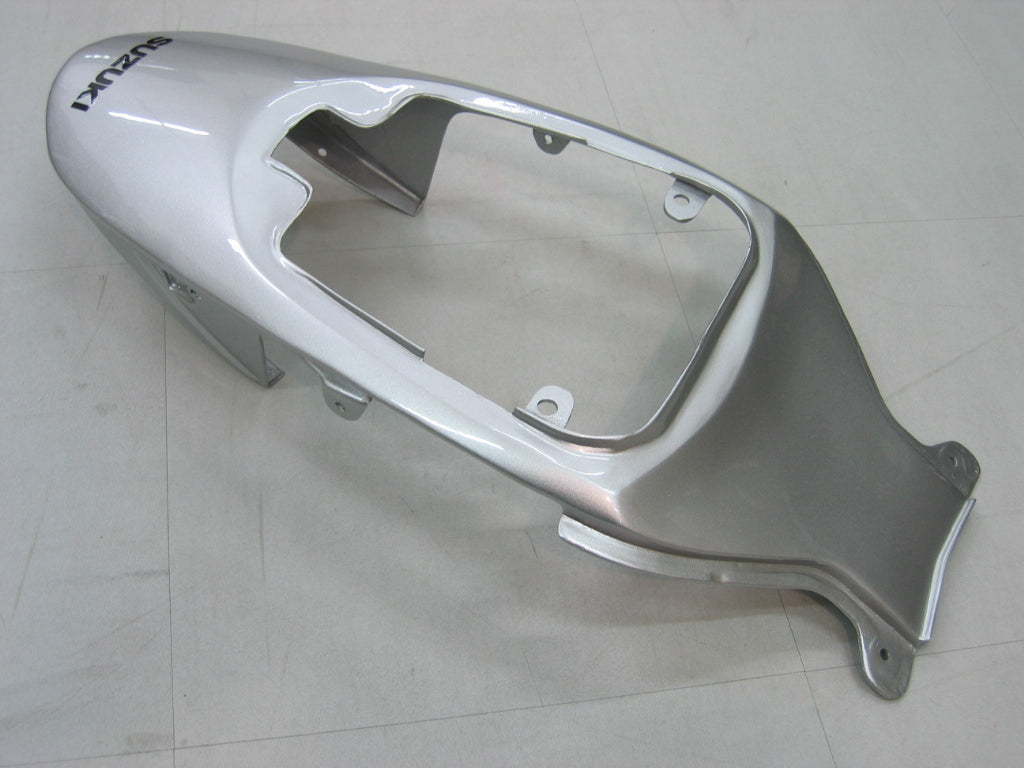 2006-2007 Fairings Suzuki GSXR 600 750 Silver & Black GSXR Generic