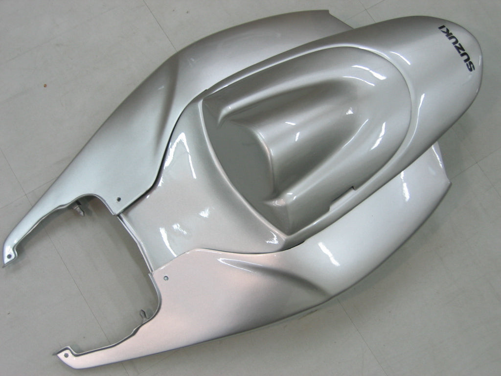 2006-2007 Fairings Suzuki GSXR 600 750 Silver & Black GSXR Generic