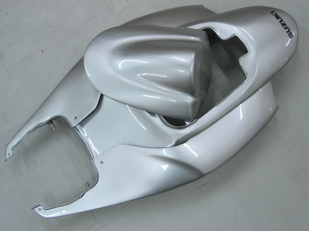 2006-2007 Fairings Suzuki GSXR 600 750 Silver & Black GSXR Generic