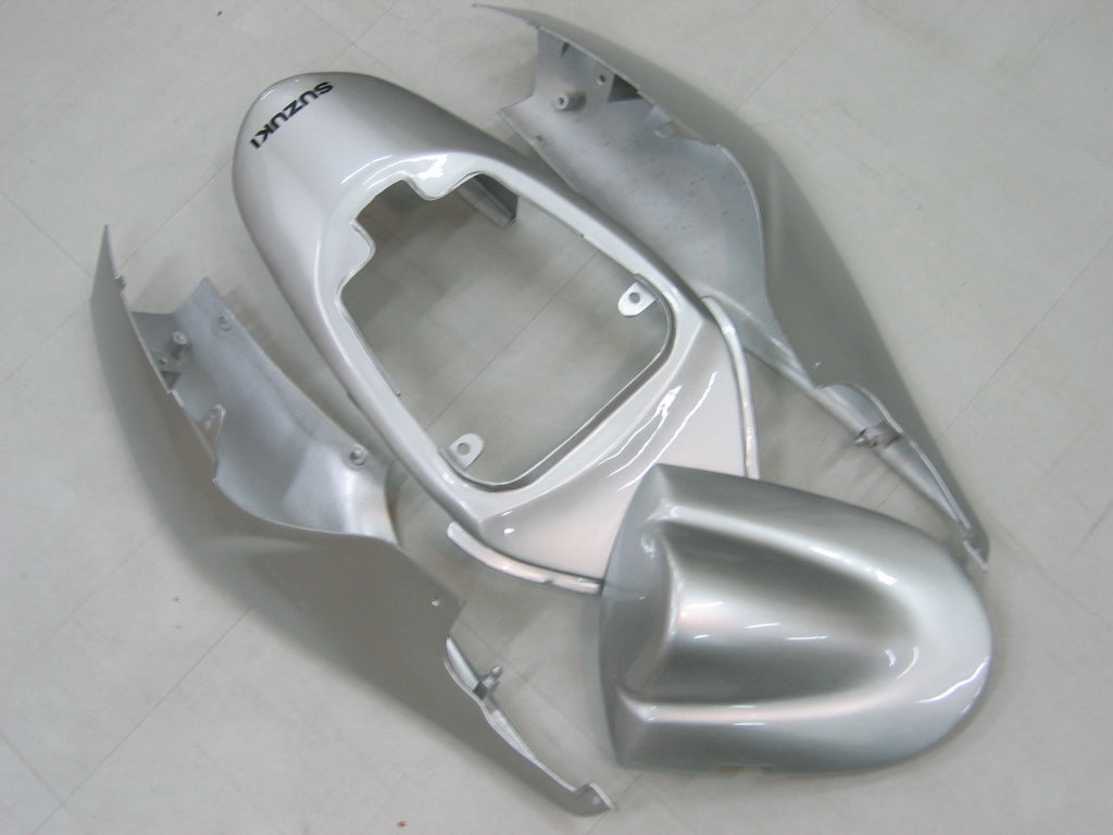2006-2007 Fairings Suzuki GSXR 600 750 Silver & Black GSXR Generic