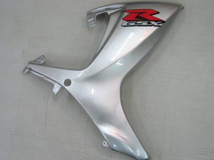 2006-2007 Fairings Suzuki GSXR 600 750 Silver & Black GSXR Generic