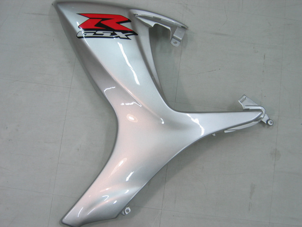 2006-2007 Fairings Suzuki GSXR 600 750 Silver & Black GSXR Generic