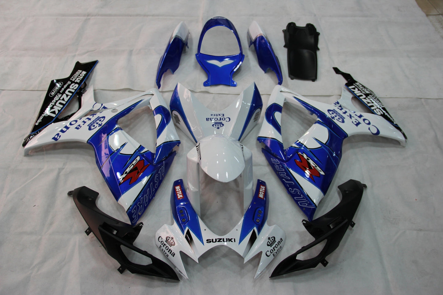 2006-2007 Fairings Suzuki GSXR 600 750 White Blue Corona Generic