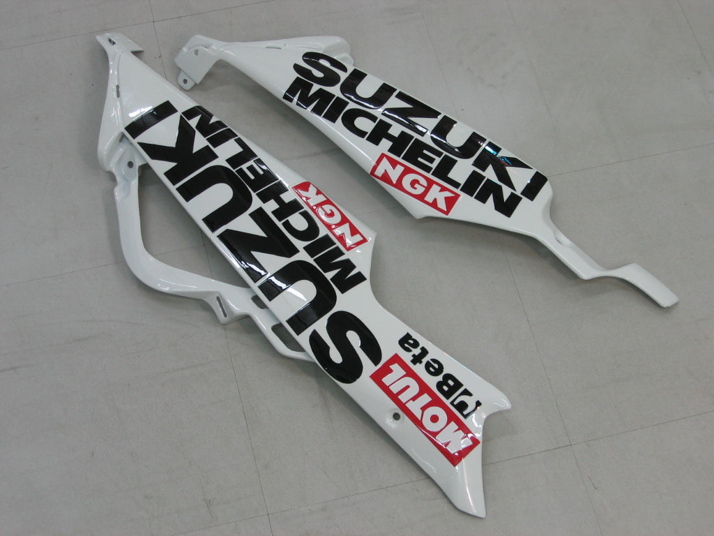 2006-2007 Fairings Suzuki GSXR 600 750 White Red Lucky Strike Generic