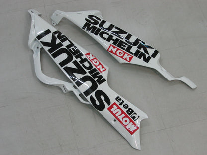 2006-2007 Fairings Suzuki GSXR 600 750 White Red Lucky Strike Generic