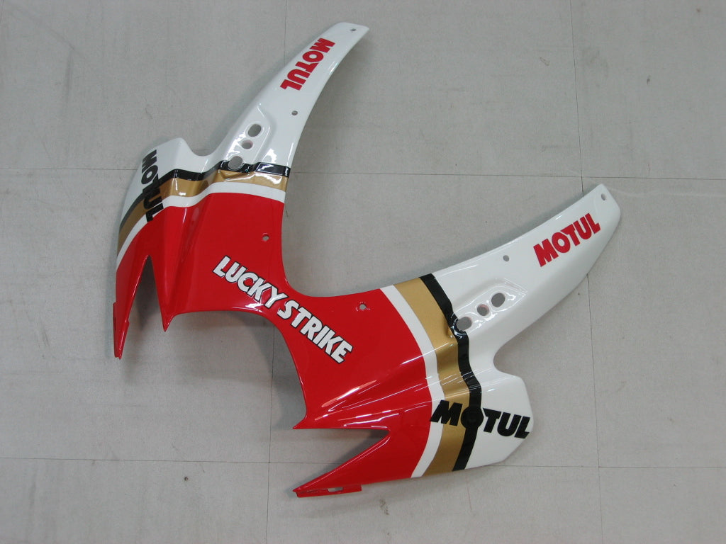 2006-2007 Fairings Suzuki GSXR 600 750 White Red Lucky Strike Generic
