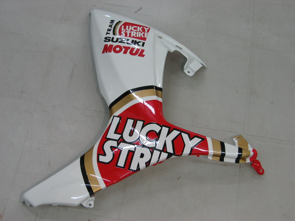 2006-2007 Fairings Suzuki GSXR 600 750 White Red Lucky Strike Generic