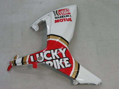 2006-2007 Fairings Suzuki GSXR 600 750 White Red Lucky Strike Generic