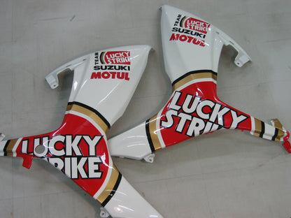 2006-2007 Fairings Suzuki GSXR 600 750 White Red Lucky Strike Generic