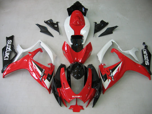 2006-2007 Fairings Suzuki GSXR 600 750 Red White Black GSXR