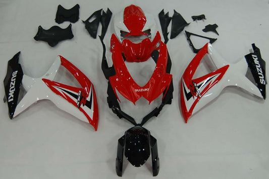 2008-2010 Fairings Suzuki GSXR 600 750 Red White Black GSXR Generic
