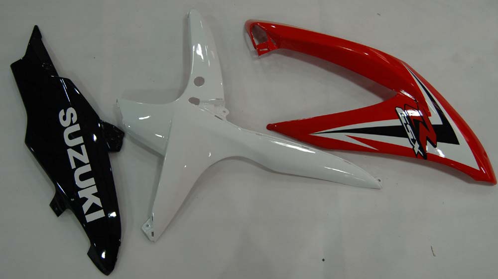 2008-2010 Fairings Suzuki GSXR 600 750 Red White Black GSXR Generic