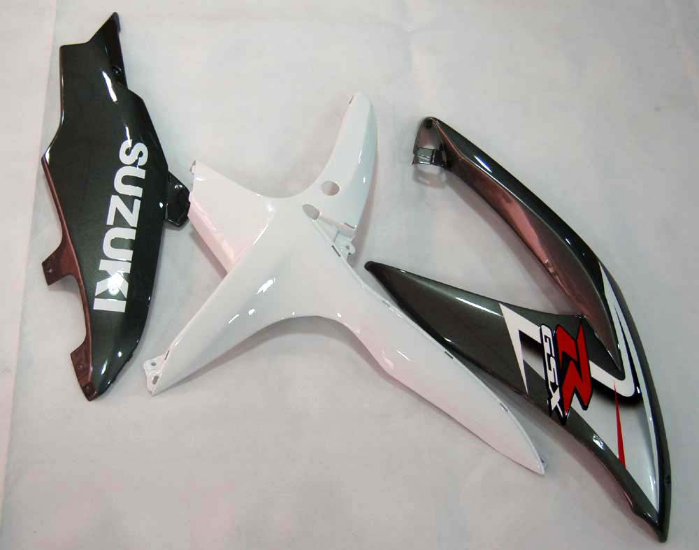 2008-2010 Fairings Suzuki GSXR 600 750 White & Silver GSXR Generic
