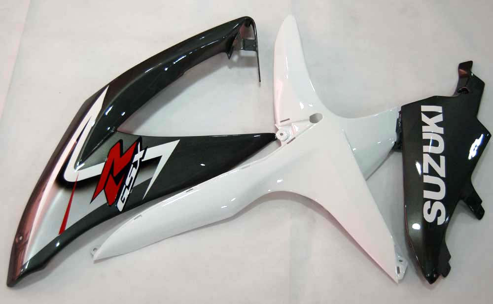 2008-2010 Fairings Suzuki GSXR 600 750 White & Silver GSXR Generic