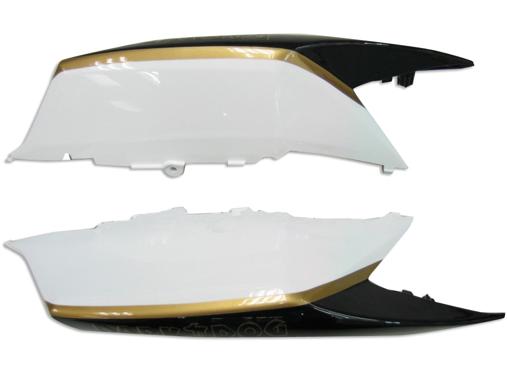 2008-2010 Fairings Suzuki GSXR 600 750 Black White Suzuki Generic