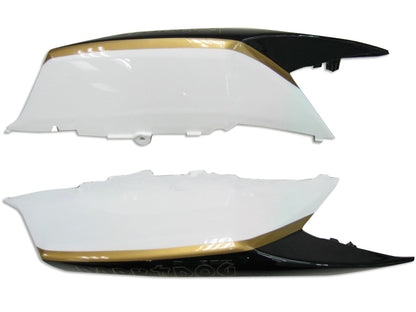 2008-2010 Fairings Suzuki GSXR 600 750 Black White Suzuki Generic