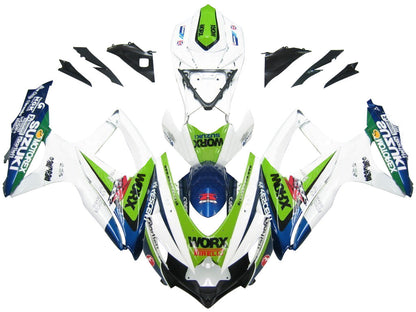 2008-2010 Fairings Suzuki GSXR 600 750 Multi-Color Worx Generic