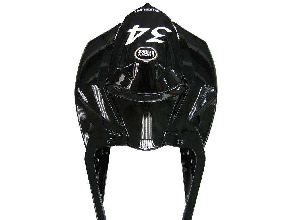 2008-2010 Suzuki GSXR 600 750 White Black Lucky Strike  Generic