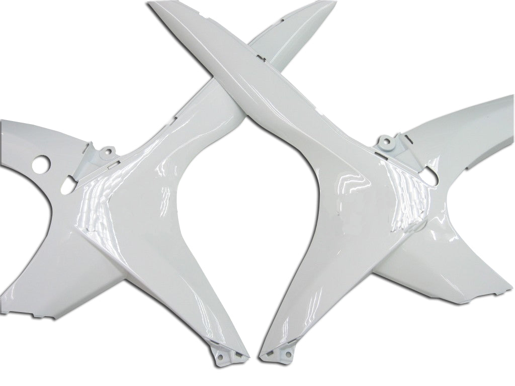 2008-2010 Fairings Suzuki GSXR 600 750 White Black GSXR Generic