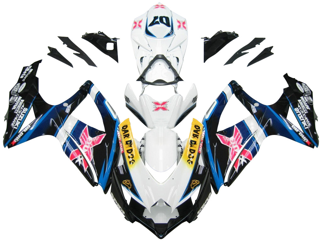 2008-2010 Fairings Suzuki GSXR 600 750 Multi-Color Brux Generic