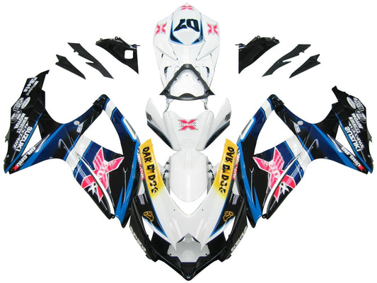 2008-2010 Fairings Suzuki GSXR 600 750 Multi-Color Brux Generic